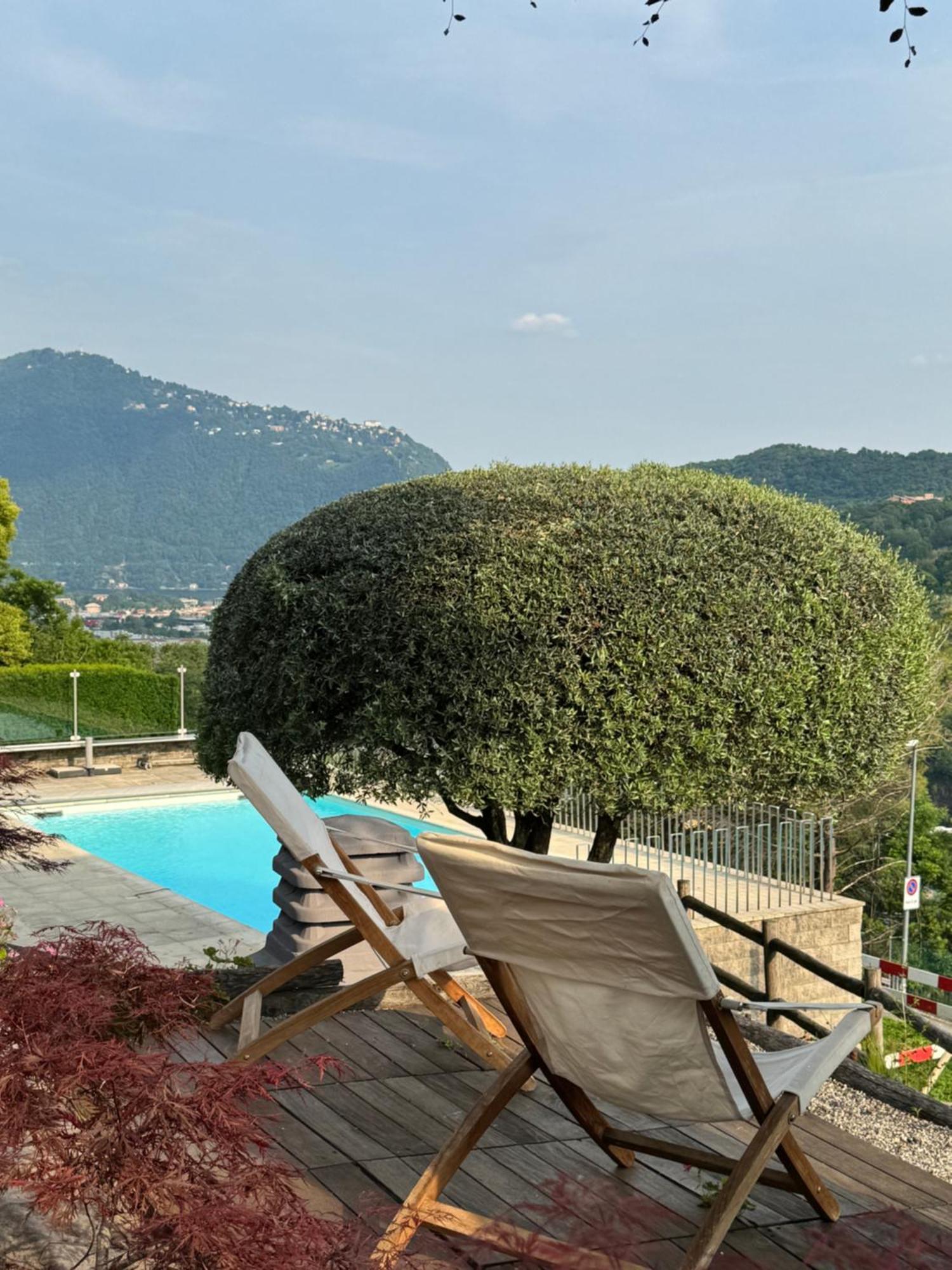 Veralto - Modern Suite With Como Lake View Vacallo Екстериор снимка