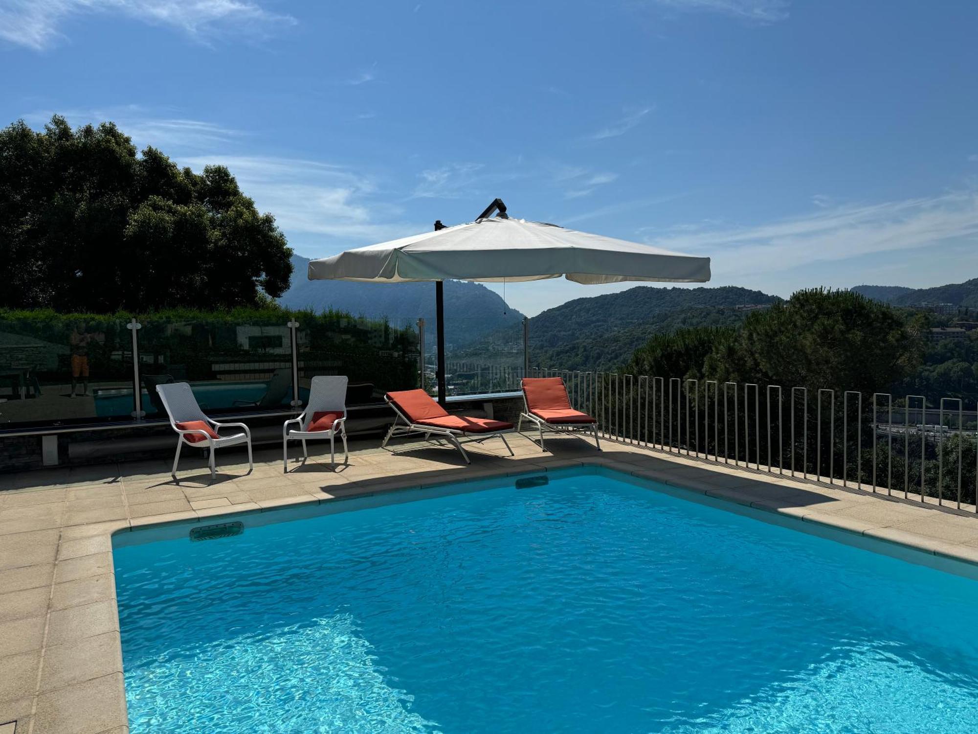 Veralto - Modern Suite With Como Lake View Vacallo Екстериор снимка