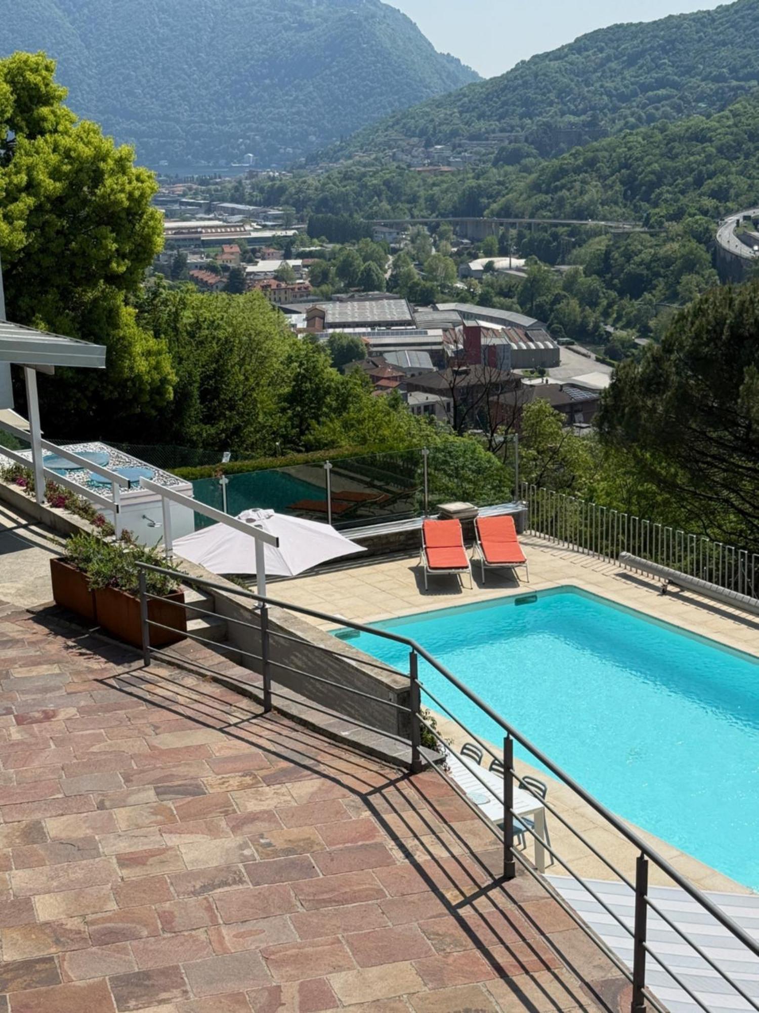 Veralto - Modern Suite With Como Lake View Vacallo Екстериор снимка